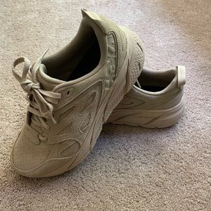 Hoka x free people suede sneakers. Only worn a handful of times. Like new!